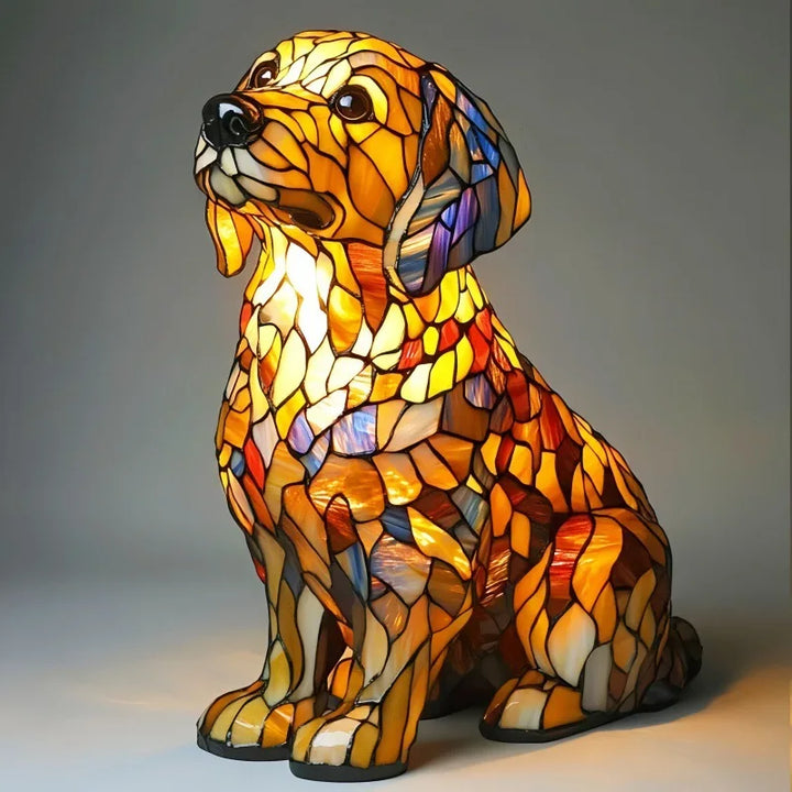 Golden Retriever Lamp