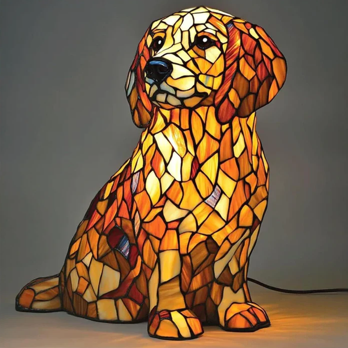 Golden Retriever Lamp